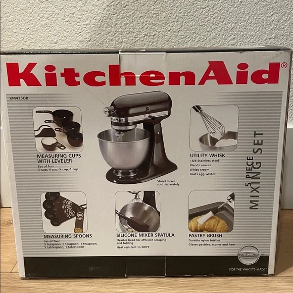 KitchenAid Black 5 Piece Mixing Set - Picture 3 of 4